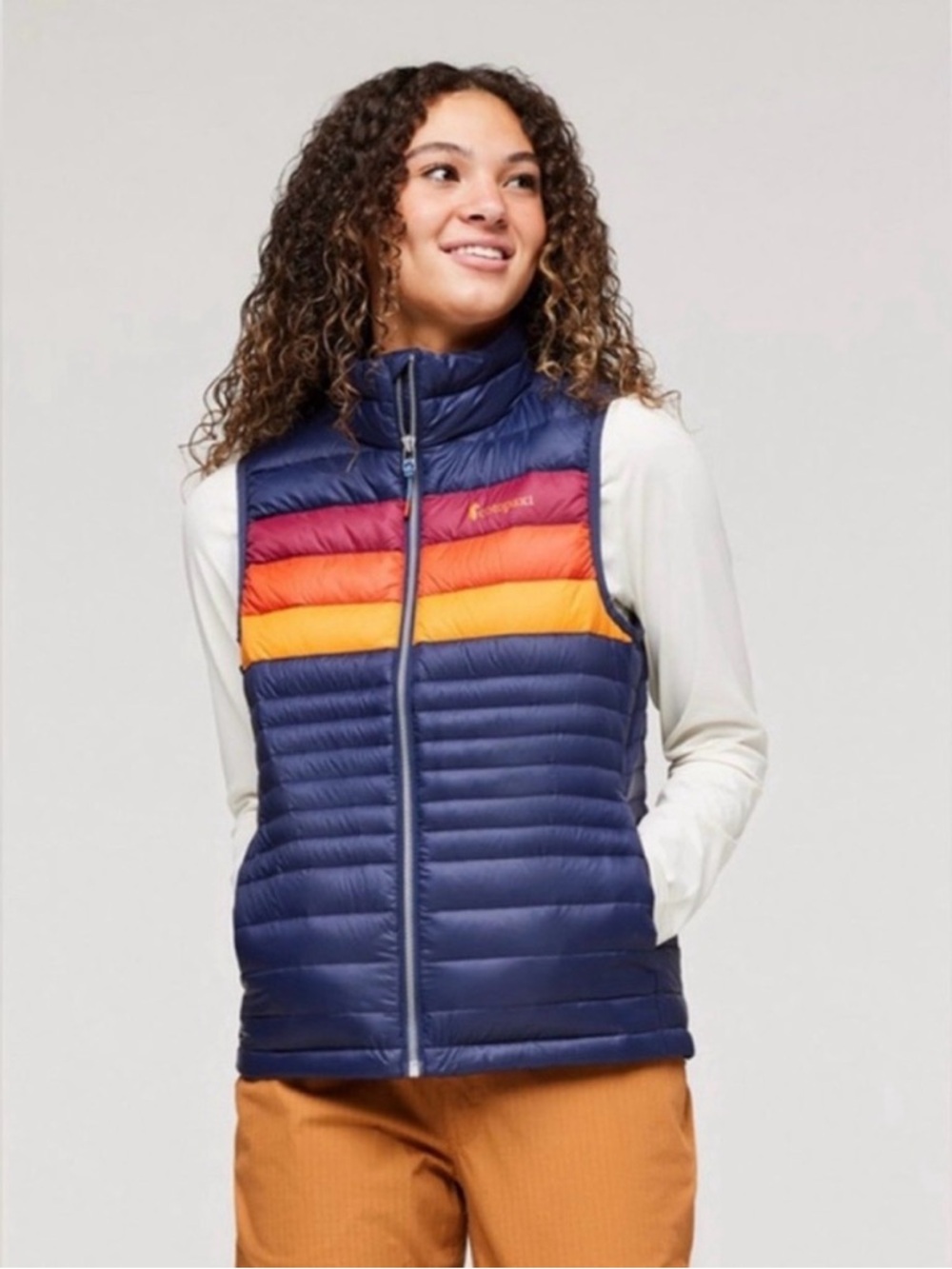 NWT Cotopaxi Fuego Down Vest in navy blue
